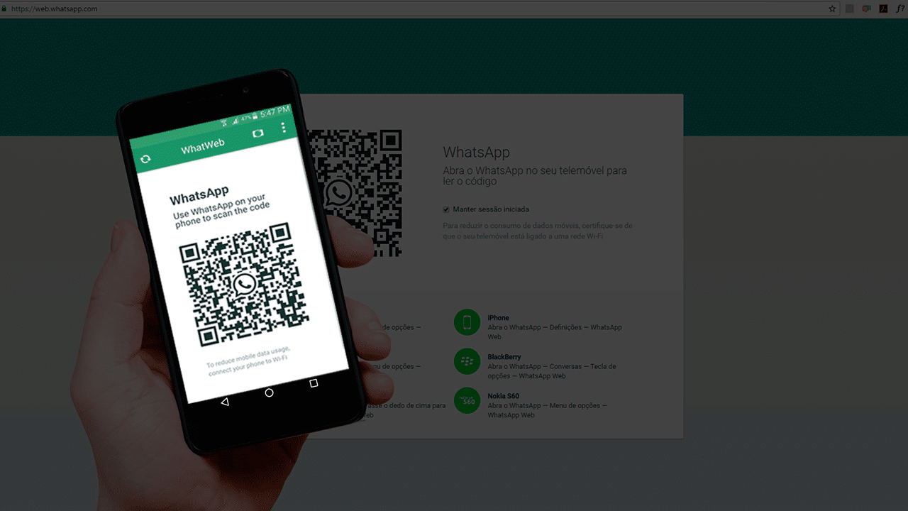 WhatsApp web para celular sem pc